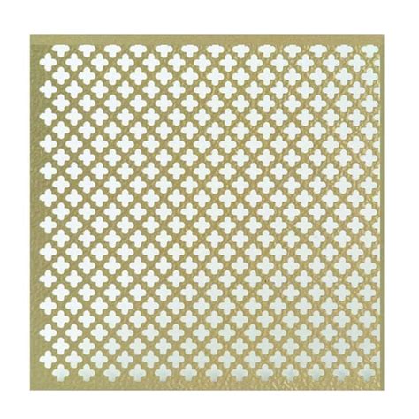 cloverleaf aluminum sheet in brass